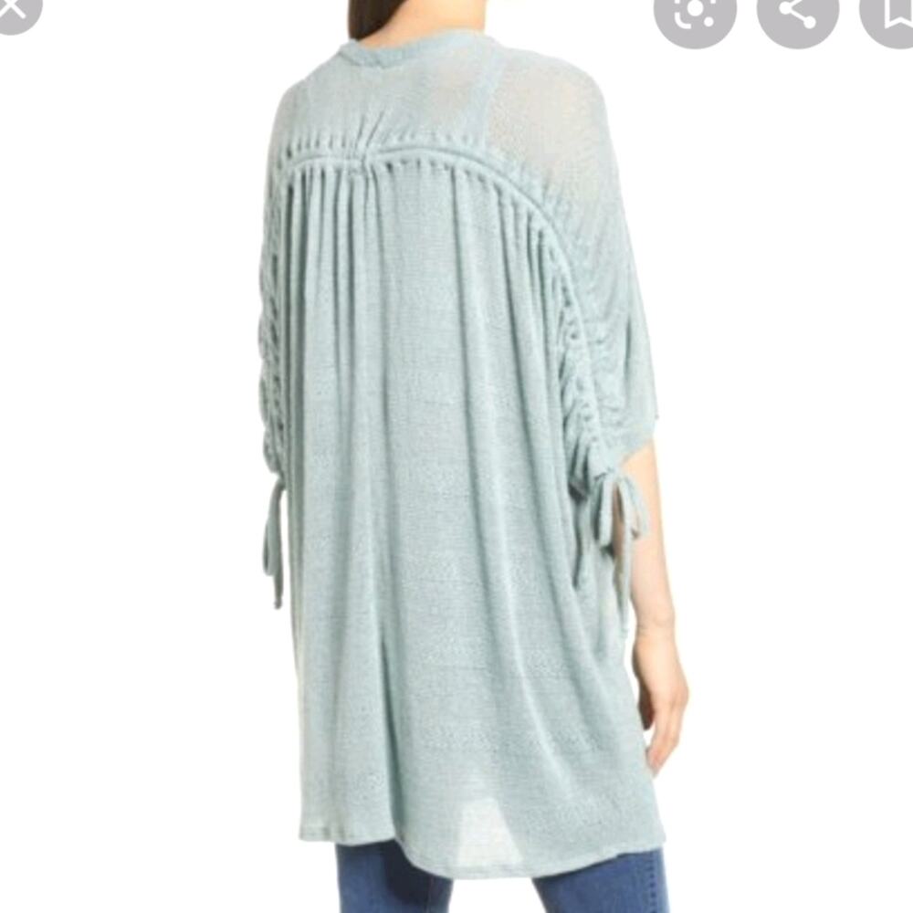 Everleigh moss cinch back cardigan duster sweater